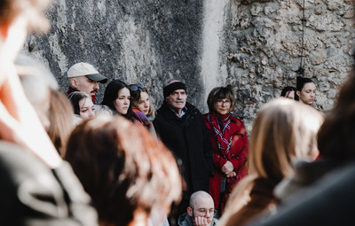 Utrinki z bralnih uprizoritev 10-minutnih besedil študentov AGRFT <em>Foto: Maša Pirc</em>